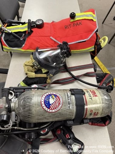 Bernville Firefighters Train With New RIT-PAK Equipment