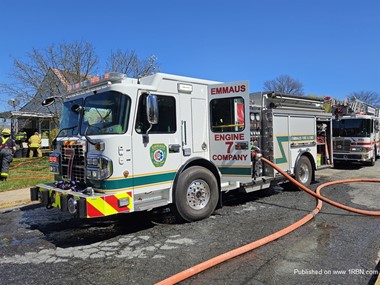 Engine 7 of the Emmaus Fire Department