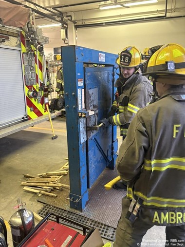 Ferrisburgh Firefighters Strengthen Skills with Forcible Entry Training