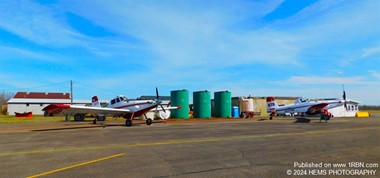 Air Tankers arrive in Hazleton for Pennsylvania wildfire season