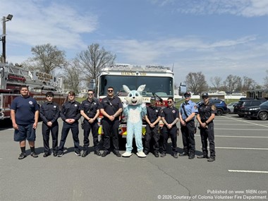 Colonia Fire Department Marks Easter with Community Escort Event