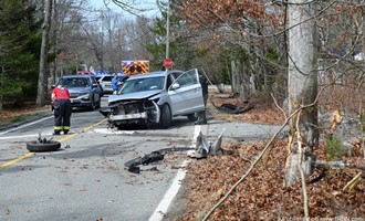 Car Vs. Tree in Falmouth