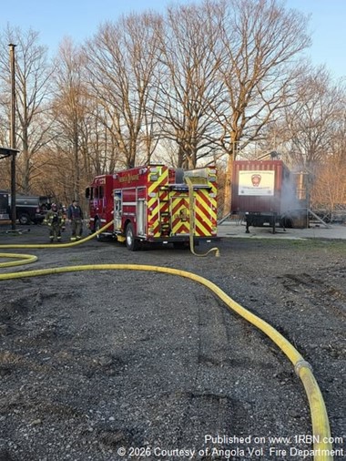 Angola Firefighters Conduct Step-Off Engine Company Drills