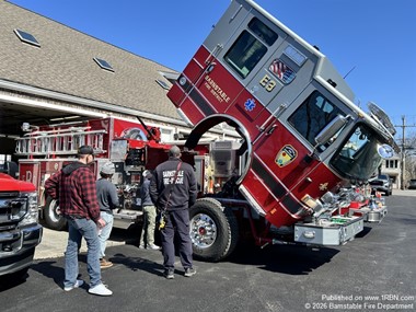 Barnstable Fire Department Advances Training on New Engine 3