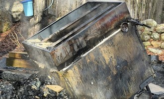 Quick Knockdown Prevents Spread of Shed Fire in Gorham Woods