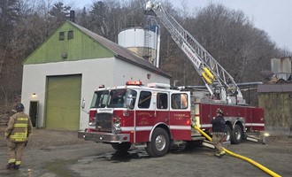 Explosion Rocks Silo Fire in Thetford, Prompting Second Alarm Response