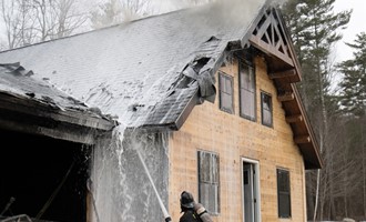 Tilton Fire Tears Through Home Under Construction