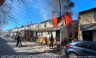 2nd alarm fire in Coatesville City