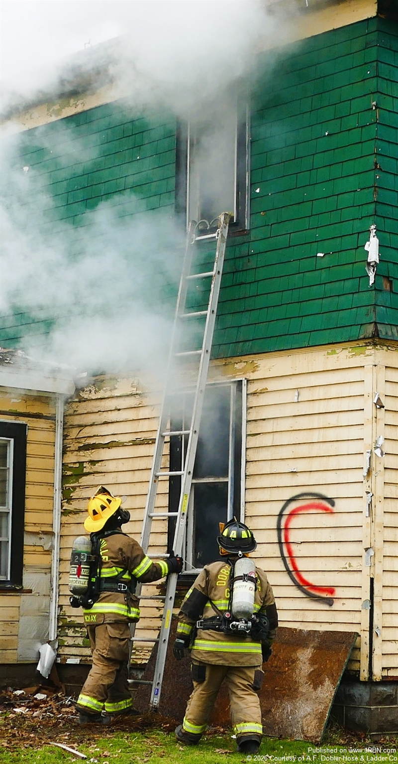 Double Stack Firefighter Dobler Hose & Ladder Completes State Fire Training Evolution