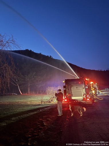 Shokan Company 2 Conducts Hose Drill on Chase Road