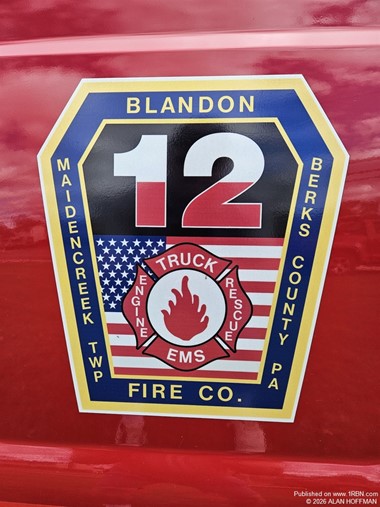 Emblem of the Blandon Fire Company