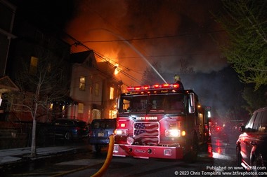 North Hudson 4 Alarm House Fire