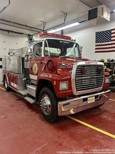 Station 38 Upgrades Tanker Fleet with Donated Seagrave Unit