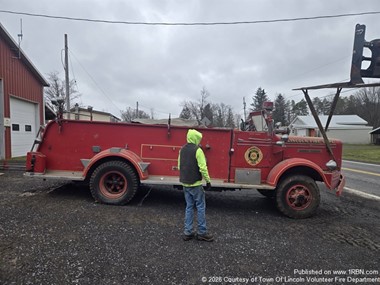 Lincoln Fire Begins Restoration of 1954 FWD Apparatus