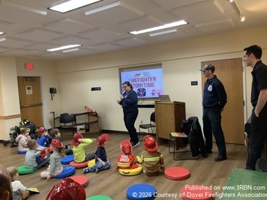 Fire Safety Meets Story Time in Dover Community Event