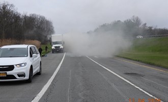 Truck fire