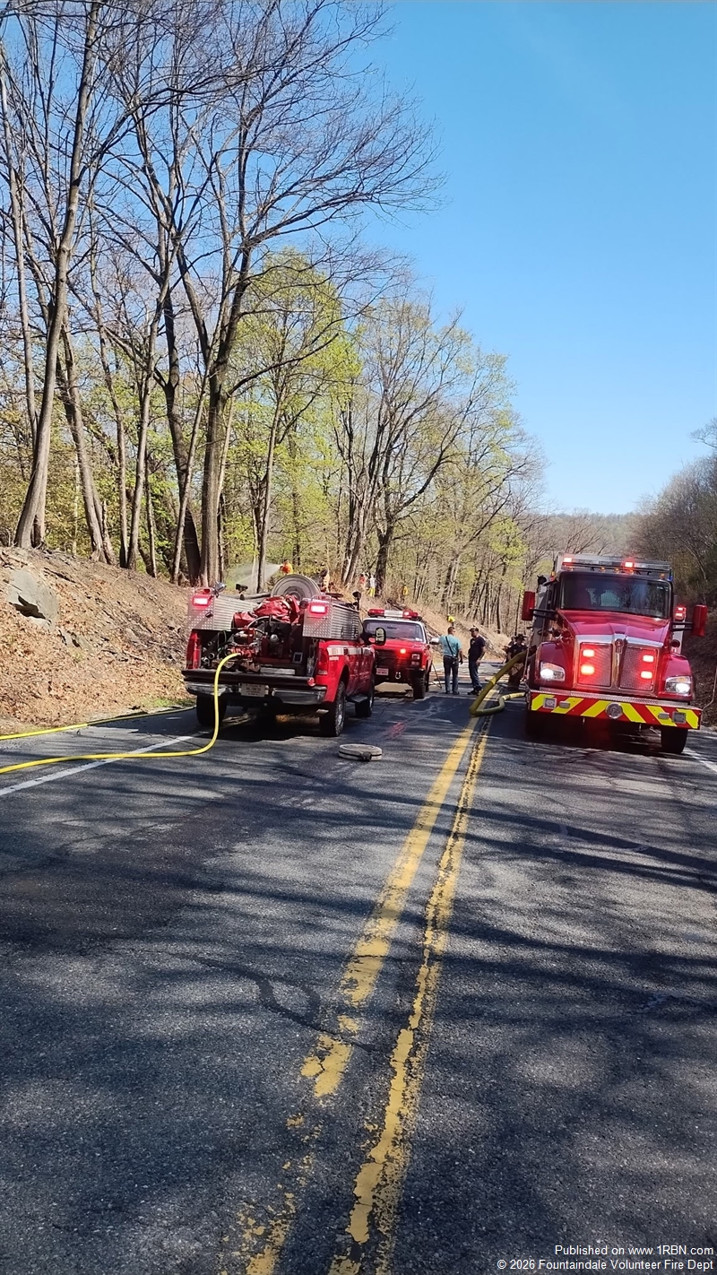 Crews Contain Multiple Brush Fires Along County Line Roadway