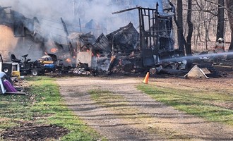 Coordinated Mutual Aid Response Brings Fully Involved Wirt Structure Fire Under Control