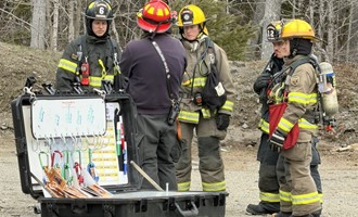 Orland Fire Supports Academy Training, Covers Blue Hill Fire