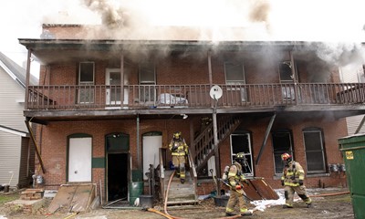 Pittsfield Firefighters Battle Three-Alarm Blaze