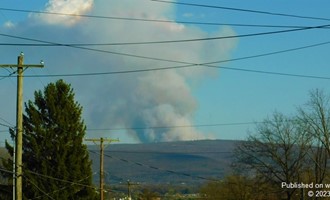 Massive Wildfire Burns 4,300 Acres in Mountain Top, PA