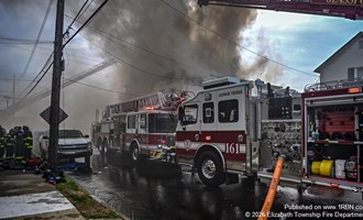 Fire Crews Battle Intense Third-Alarm Fire on Indiana Avenue