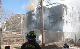 Afternoon Fourth-Alarm Destroys Buildings in Paterson