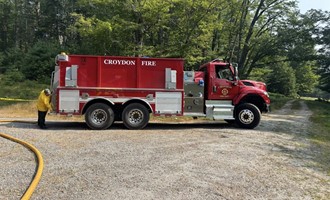 Croydon Crews Respond to Second Alarm Brush Fire