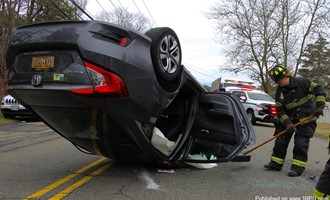 Overturn with Injuries in East Patchogue