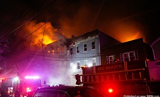 Newark battles a 3rd alarm in multiple buildings