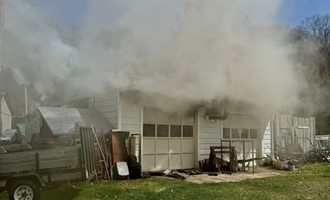 Quick Knockdown Reported at Shop Fire in Blandon