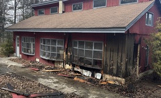 Fast-Moving Brush Fire Extends to Structures, Quickly Contained by Gorham Crews