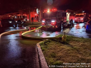 Engine 33 Assists at Apartment Fire in Lower Paxton