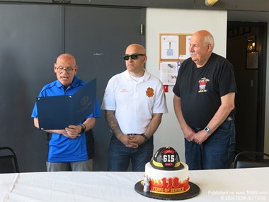 LODI HOSE CO. 1 MEMBERS REUNION AND RECOGNITION FOR SERVICE