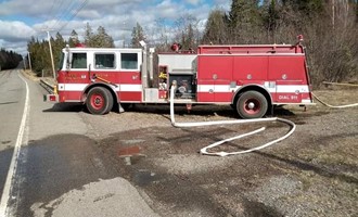 Building in Carroll Plantation Deemed Total Loss After Fire
