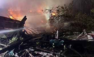 Blaze Engulfs Rear Outbuilding, Prompts Multi-Agency Fire Response