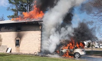 Mutual Aid Responds to Jericho Working Fire