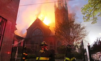 Six Alarm Fire Destroys Church