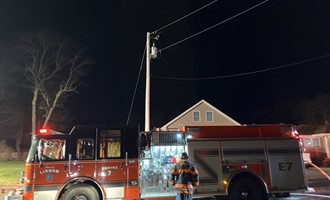 Fast Fire Attack Stops Garage Blaze from Reaching Lisbon Home