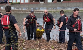 Swift Water Rescue Saves Elderly Man from Riverbank