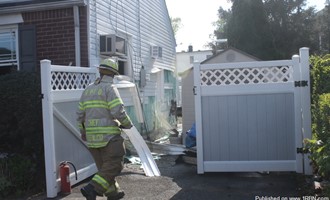 Quick Knock Down at Saddle Brook House Fire