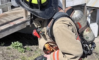 Mutual Aid Response Supports Quick Knockdown of Garage Fire