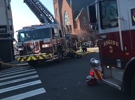Structure Fire on West Main St. in Meriden