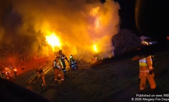 Allegany Crew Provides Critical FAST Coverage at Working Structure Fire