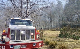 Newton Tank 5 Assists at Hampton Falls Brush Fire