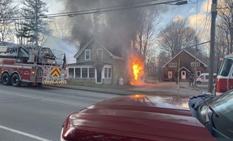 Fast-Moving Fire Contained, Neighboring Building Spared in Farmington
