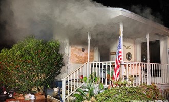 Residential House Fire with Trauma Alert.