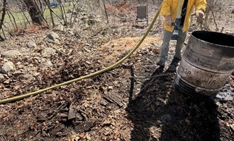 Burn Barrel Fire Quickly Contained Near Evans Street During High Fire Danger