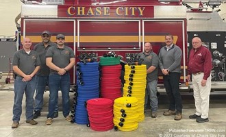 Chase City firefighters receive grant for equipment