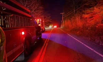 Crews Search for Occupants Following Late-Night Crash on Castine Road